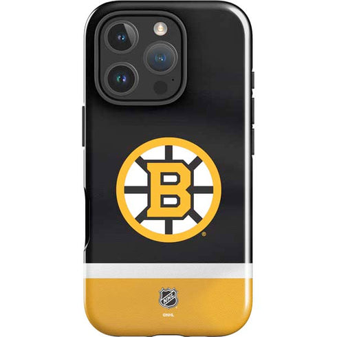 NHL Boston Bruins Jersey iPhone 16 Pro Impact Case