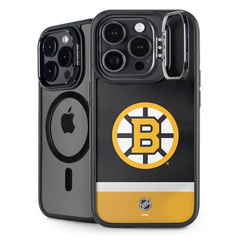 NHL Boston Bruins Jersey iPhone 16 Pro Kickstand Case