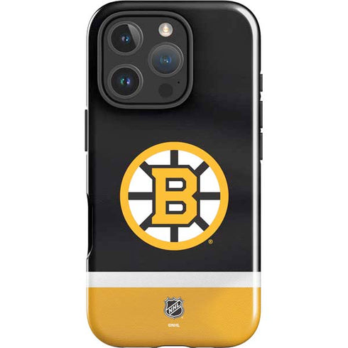 NHL Boston Bruins Jersey iPhone 16 Pro Max Impact Case