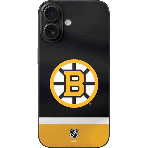 NHL Boston Bruins Jersey iPhone 16 Skin