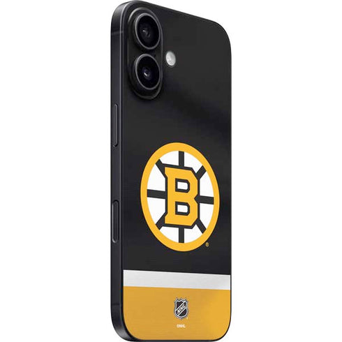 NHL Boston Bruins Jersey iPhone 16 Skin