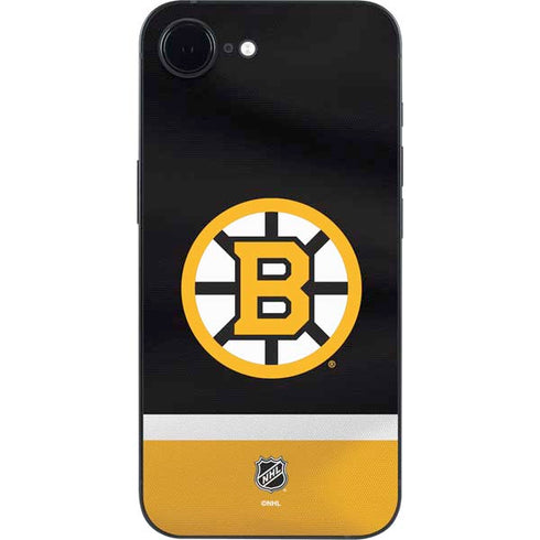NHL Boston Bruins Jersey iPhone 16e Skin