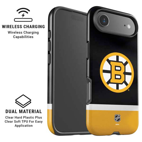 NHL Boston Bruins Jersey iPhone 17 Air Magsafe Impact Case