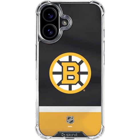 NHL Boston Bruins Jersey iPhone 17 Clear Case