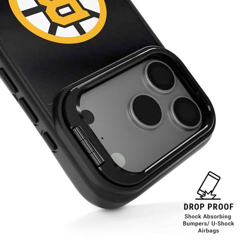 NHL Boston Bruins Jersey iPhone 17 Pro Kickstand Case