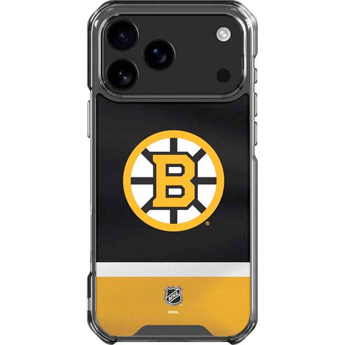 NHL Boston Bruins Jersey iPhone 17 Pro Max Clear Case