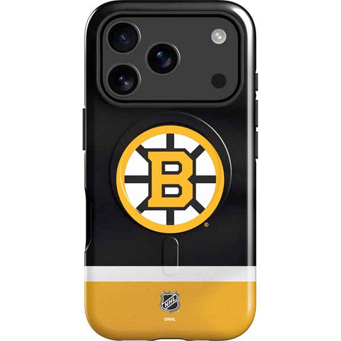 NHL Boston Bruins Jersey iPhone 17 Pro Max Magsafe Impact Case
