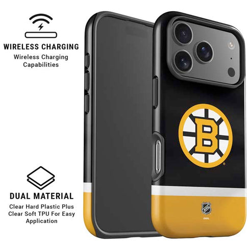 NHL Boston Bruins Jersey iPhone 17 Pro Max Magsafe Impact Case