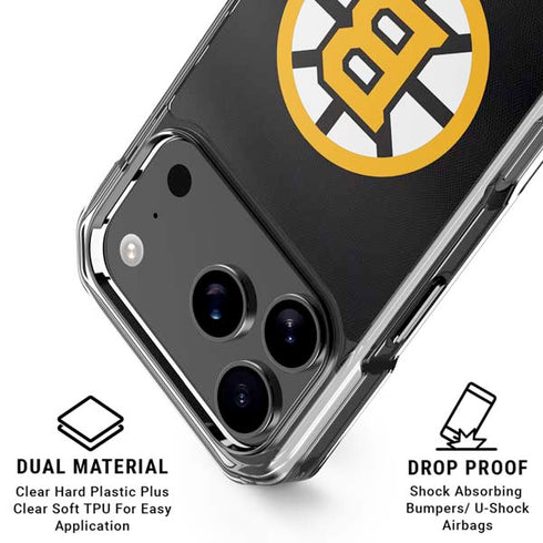 NHL Boston Bruins Jersey iPhone 18 Pro Clear Case
