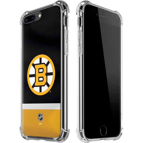 NHL Boston Bruins Jersey iPhone 7/8 Plus Clear Case