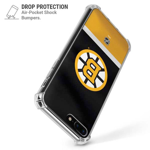 NHL Boston Bruins Jersey iPhone 7/8 Plus Clear Case