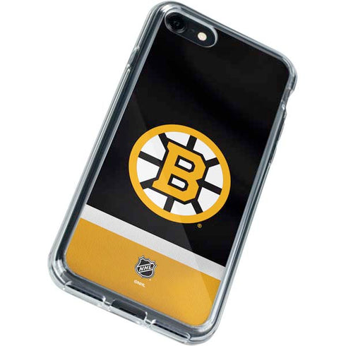 NHL Boston Bruins Jersey iPhone SE (2nd & 3rd Gen) Clear Case