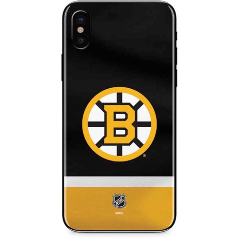 NHL Boston Bruins Jersey iPhone X Skin