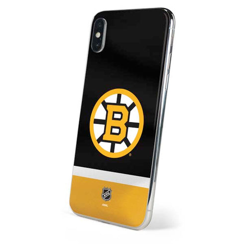 NHL Boston Bruins Jersey iPhone X Skin