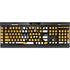 NHL Boston Bruins Jersey K95 RGB PLATINUM Mechanical Gaming Keyboard Skin