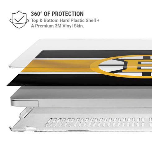 NHL Boston Bruins Jersey MacBook Pro 16in (2021-25) Case plus Skin