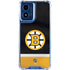 NHL Boston Bruins Jersey Moto G 5G (2024) Clear Case