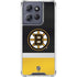 NHL Boston Bruins Jersey Moto G 5G (2025) Clear Case