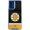 NHL Boston Bruins Jersey Moto G Play 4G (2024) Clear Case