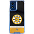 NHL Boston Bruins Jersey Moto G Play 4G (2024) Clear Case