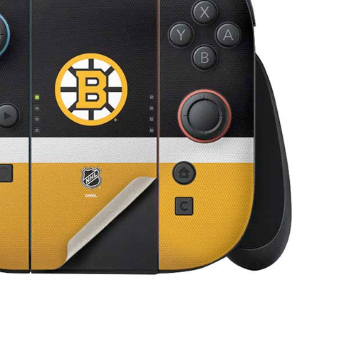 NHL Boston Bruins Jersey Nintendo Switch 2 (2025) Joy-Con Controller Skin