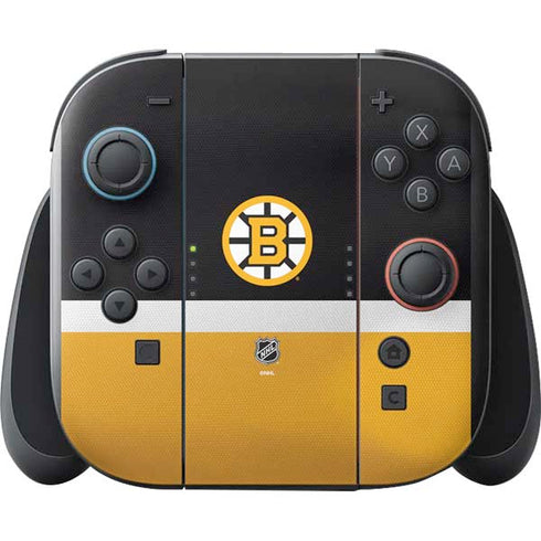 NHL Boston Bruins Jersey Nintendo Switch 2 (2025) with Joy-Con Skin