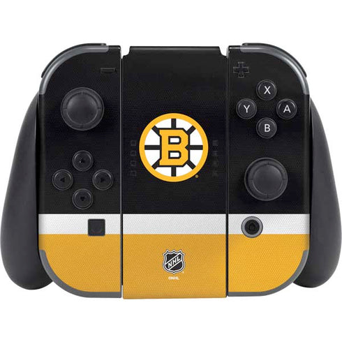NHL Boston Bruins Jersey Nintendo Switch (2017-2021) Joy-Con Controller Skin