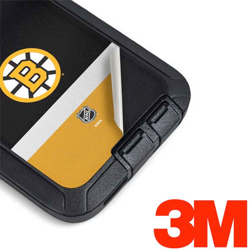 NHL Boston Bruins Jersey Otterbox Defender Galaxy Skin