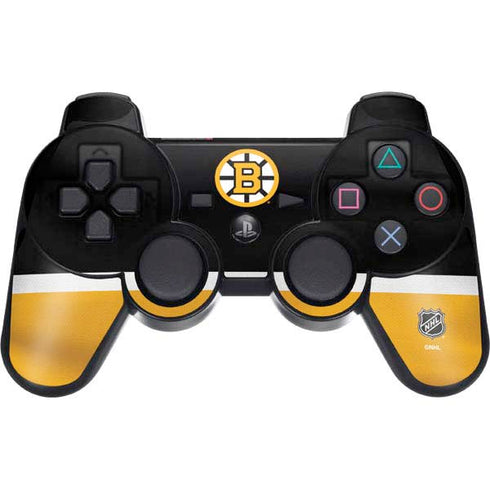 NHL Boston Bruins Jersey PS3 Dual Shock wireless controller Skin