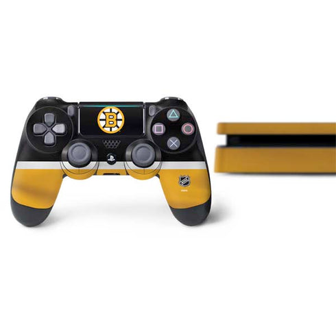 NHL Boston Bruins Jersey PS4 Slim Bundle Skin