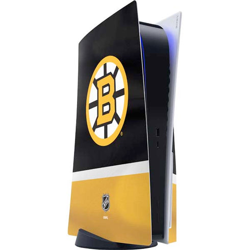 NHL Boston Bruins Jersey PS5 Console Skin