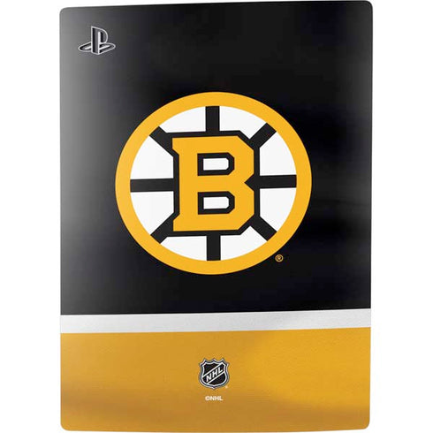 NHL Boston Bruins Jersey PS5 Console Skin