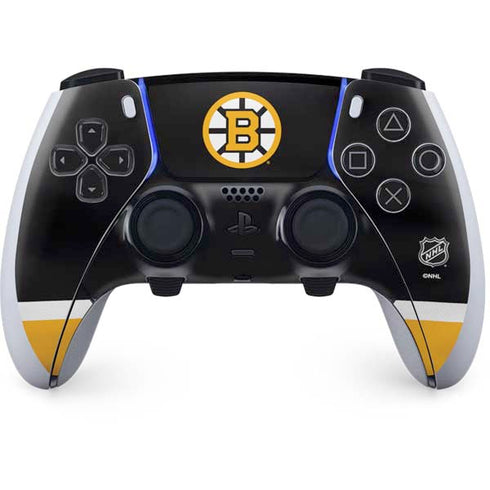 NHL Boston Bruins Jersey PS5 DualSense Edge Pro Controller Skin