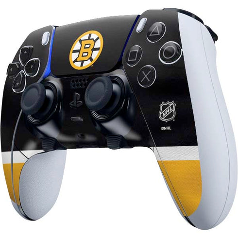 NHL Boston Bruins Jersey PS5 DualSense Edge Pro Controller Skin