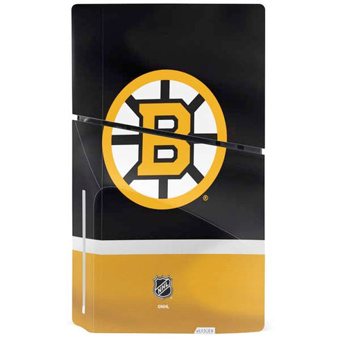 NHL Boston Bruins Jersey PS5 Slim Disk Console Skin