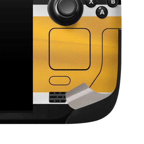 NHL Boston Bruins Jersey Steam Deck Handheld Gaming Computer Skin
