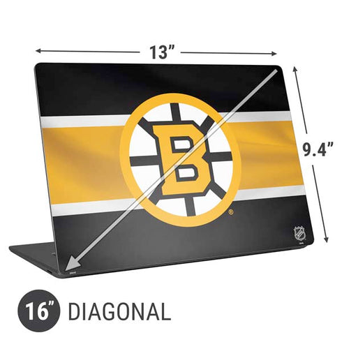 NHL Boston Bruins Jersey Universal Laptop 16in (13 x 9.4in) Skin
