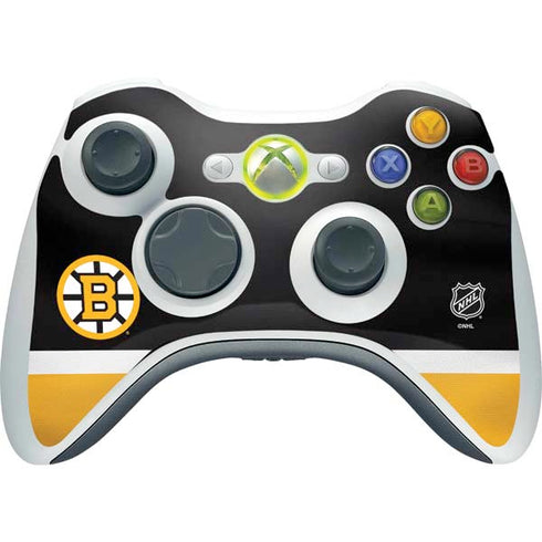 NHL Boston Bruins Jersey Xbox 360 Wireless Controller Skin