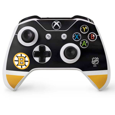 NHL Boston Bruins Jersey Xbox One S Console and Controller Bundle Skin
