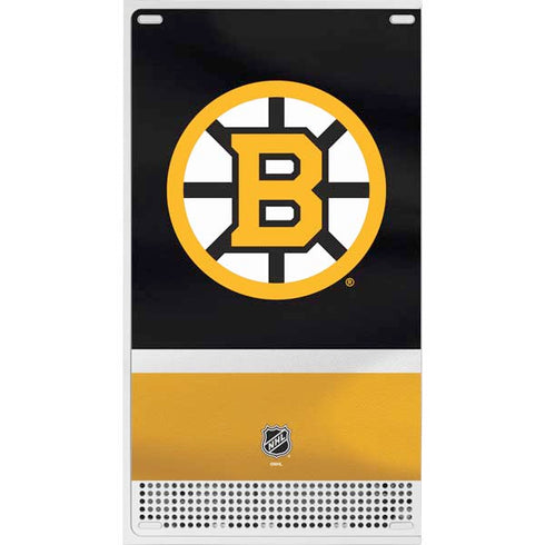 NHL Boston Bruins Jersey Xbox Series S Console Skin