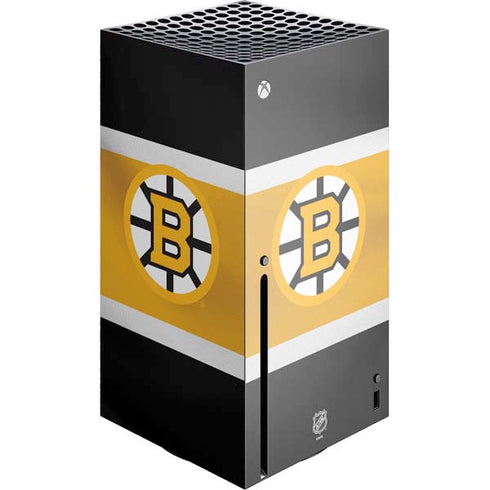 NHL Boston Bruins Jersey Xbox Series X Console Skin