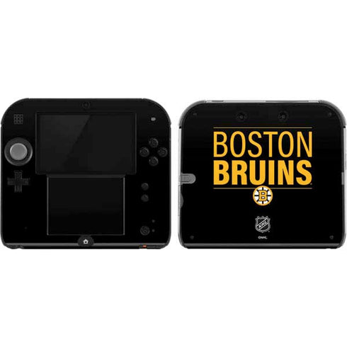 NHL Boston Bruins Lineup Nintendo 2DS Skin