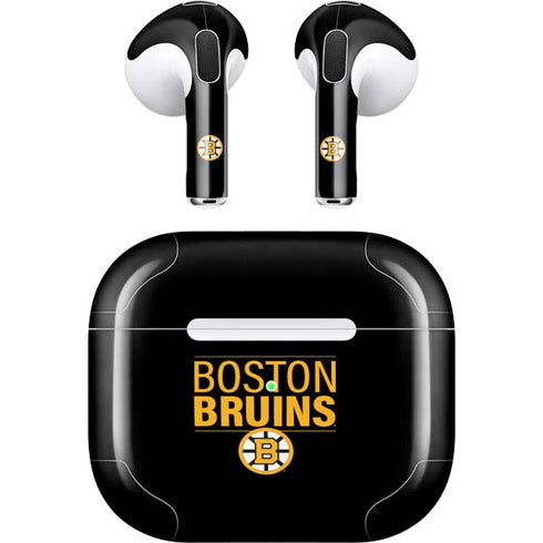 NHL Boston Bruins Lineup Apple AirPods (3rd Gen 2021) Skin