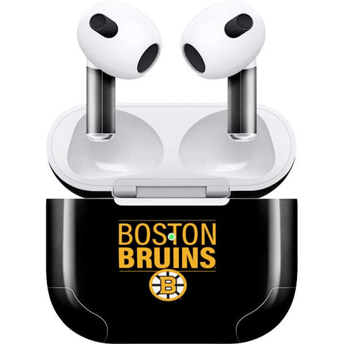 NHL Boston Bruins Lineup Apple AirPods (3rd Gen 2021) Skin
