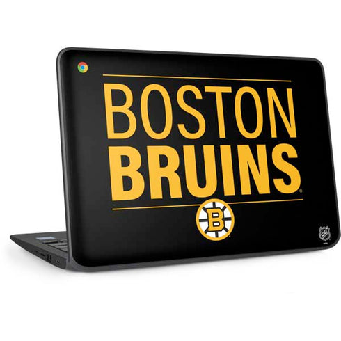 NHL Boston Bruins Lineup HP Chromebook Skin