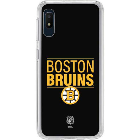 NHL Boston Bruins Lineup Galaxy A10e Clear Case