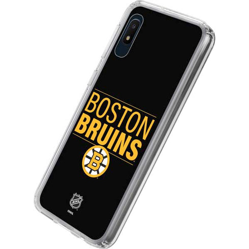 NHL Boston Bruins Lineup Galaxy A10e Clear Case