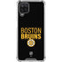 NHL Boston Bruins Lineup Galaxy A12 Clear Case