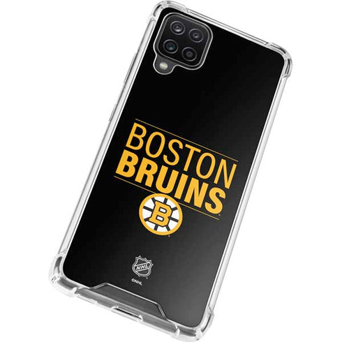 NHL Boston Bruins Lineup Galaxy A12 Clear Case