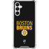 NHL Boston Bruins Lineup Galaxy A16 5G Clear Case